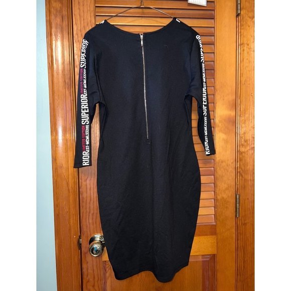 Redfox Black Bodycon Dress — L — NWOT - Picture 3 of 7